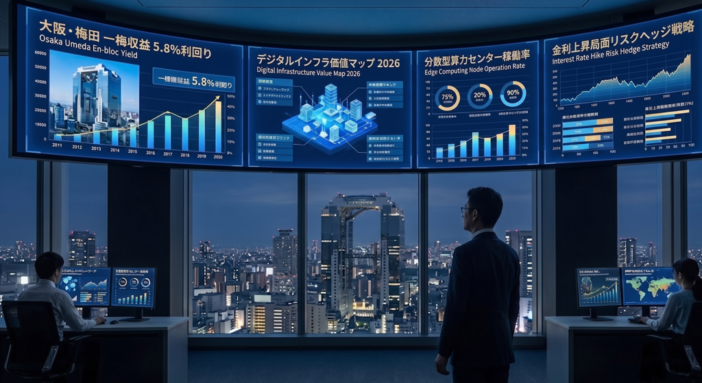 2026年グローバル不動産投資レポート：大阪市場の成長とAIによる資産価値の再定義