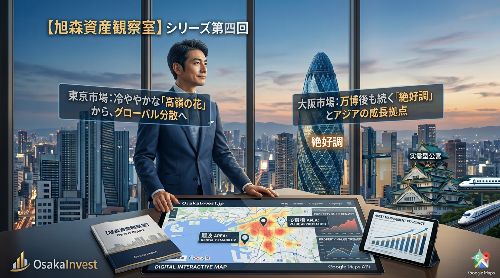 【旭森資産観察室】シリーズ第四回：大阪に根を張り三カ年。私たちが考える「資産の生命力」とは？