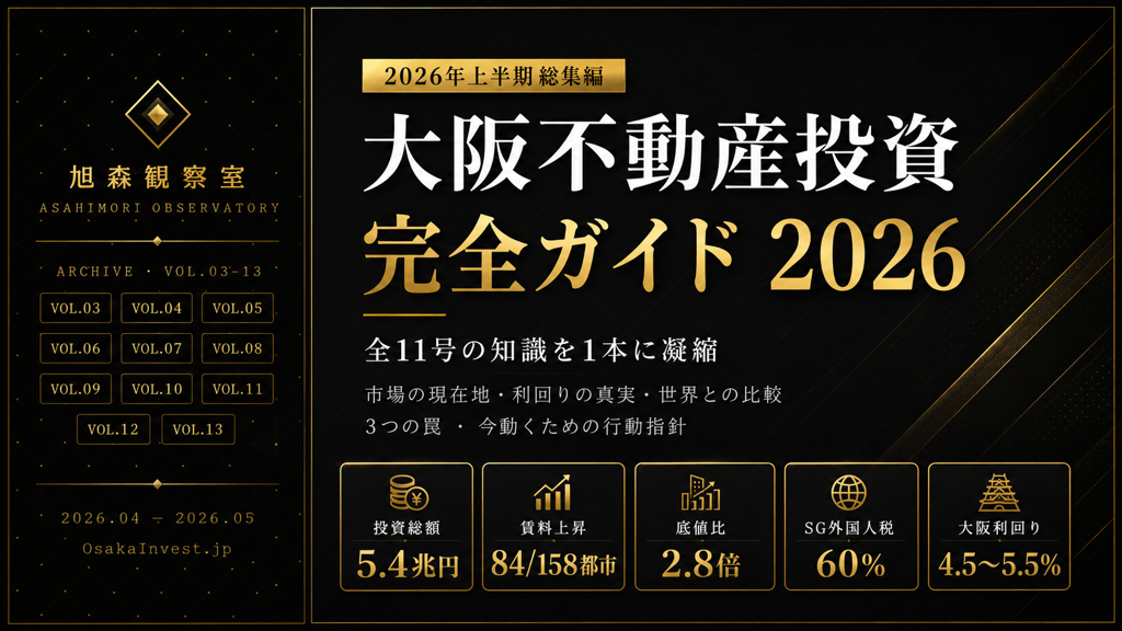 大阪不動産投資 完全ガイド 2026