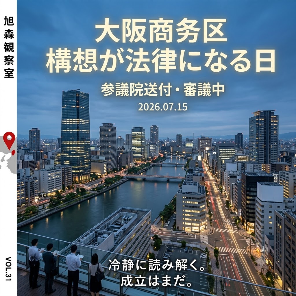 副首都法案が 衆院通過 構想が「法律」になる日 ——ただし、成立はまだ